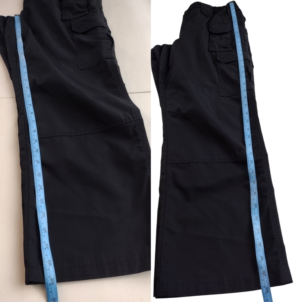 5.11 Tactical Women's Black Outdoor Work Utility Cargo Pants Sz 12 - Picture 12 of 13